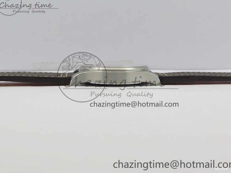 MIROTIME 0224 Original Pilot IW326803 SS MK 1:1 Best Edition Black Dial on Brown Leather Strap MIYOTA 7146